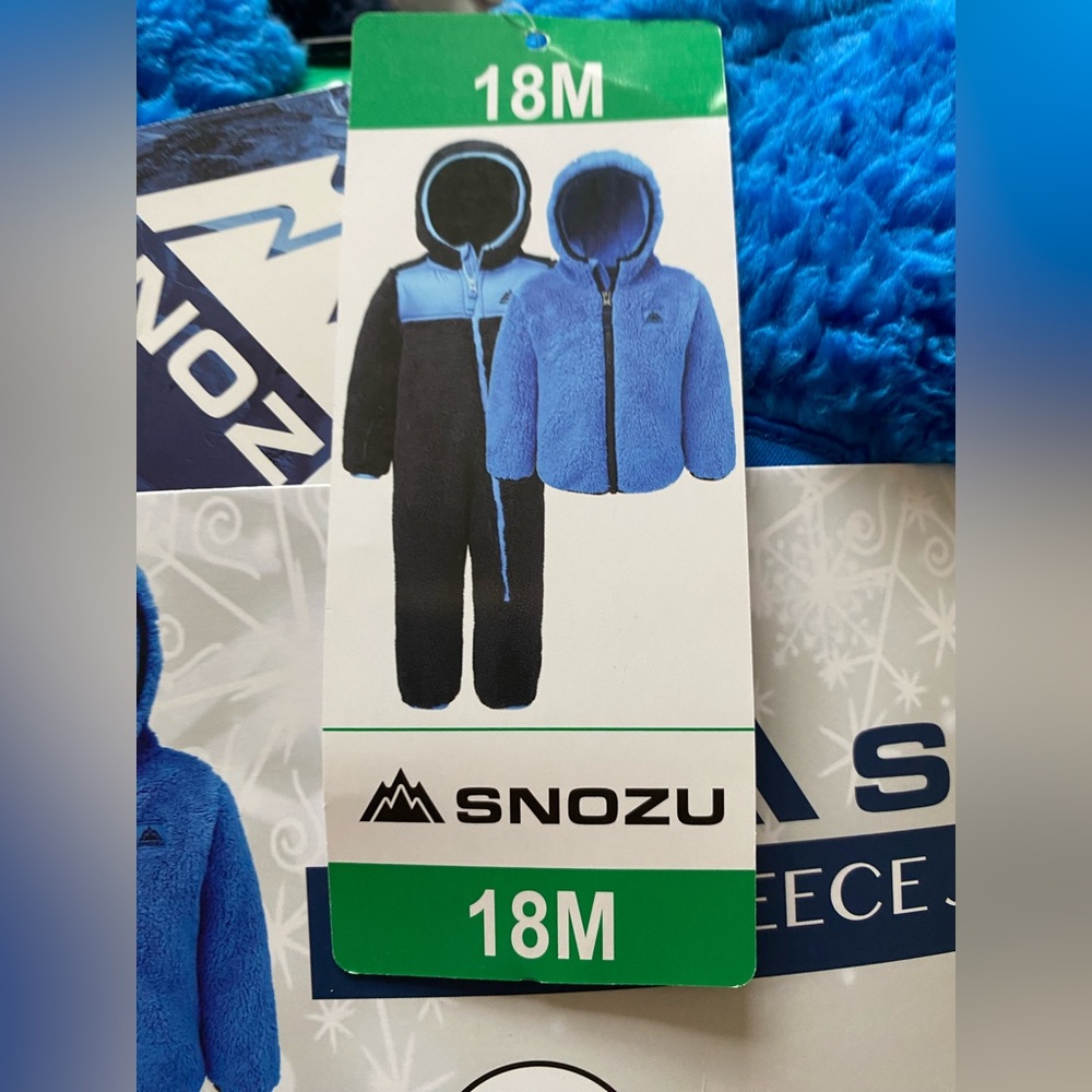 Infant fleece jacket and snowsuit
